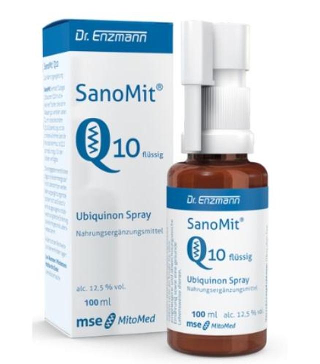 MitoPharma SanoMit® Q10 Spray, 100 ml - ważny do 2025-09-30