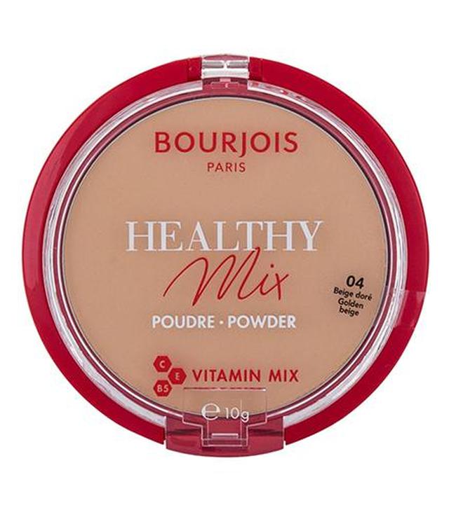 BOURJOIS Healthy Mix Powder Puder Prasowany 04 Golden Beige - 10 g - cena, opinie, właściwości