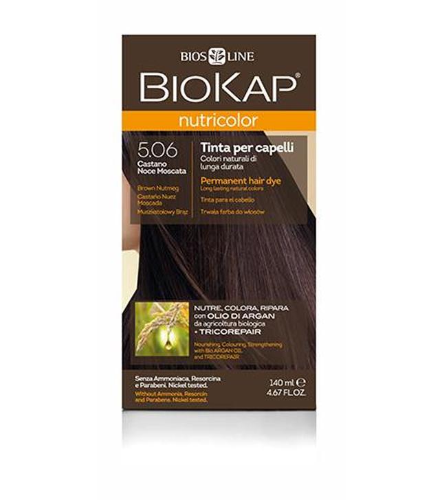 BioKap Nutricolor Farba do włosów 5.06 Muszkatołowy Brąz - 140 ml - cena, opinie, właściwości