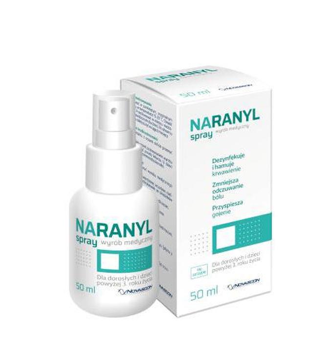 Novascon Naranyl Spray, 50 ml, cena, opinie, właściwości