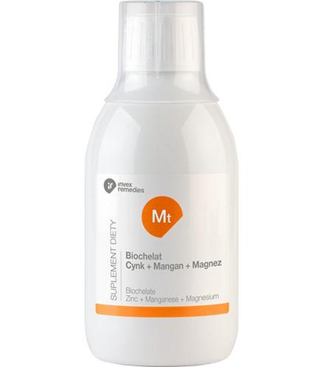 Invex Remedies Biochelat Cynk + Mangan + Magnez - 300 ml - cena, opinie, wskazania - ważny do 2025-07-29
