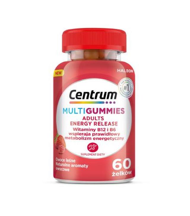 Centrum Adult Gummies Energy, żelki, 60 sztuk