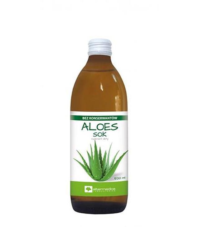 Alter Medica Aloes 100% sok - 500 ml - cena, opinie, właściwości