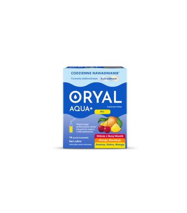 Oryal Aqua+ Mix, saszetki, 14 sztuk