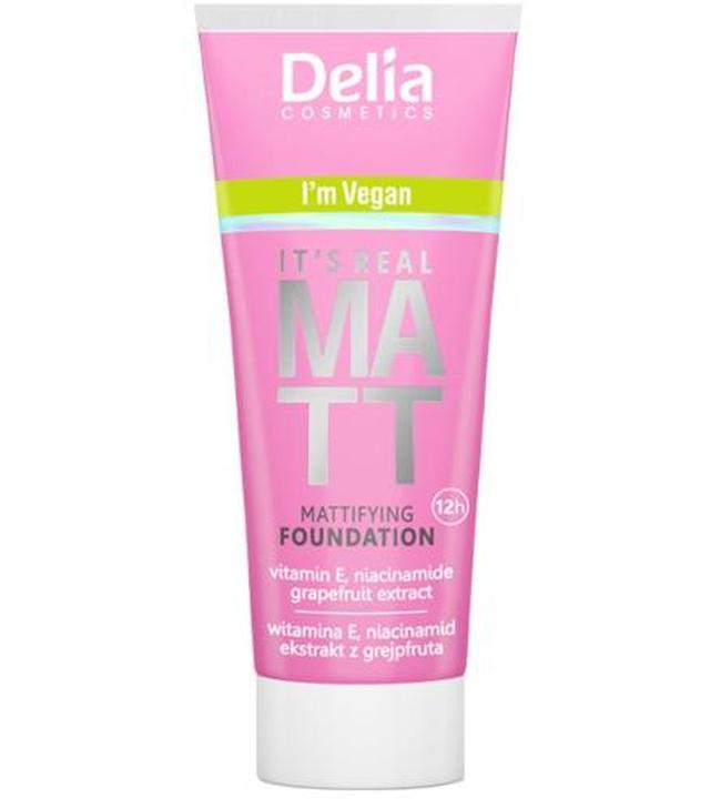Delia It's Real Matt Podkład do twarzy 102 Natural - 30 ml - cena, opinie, właściwości