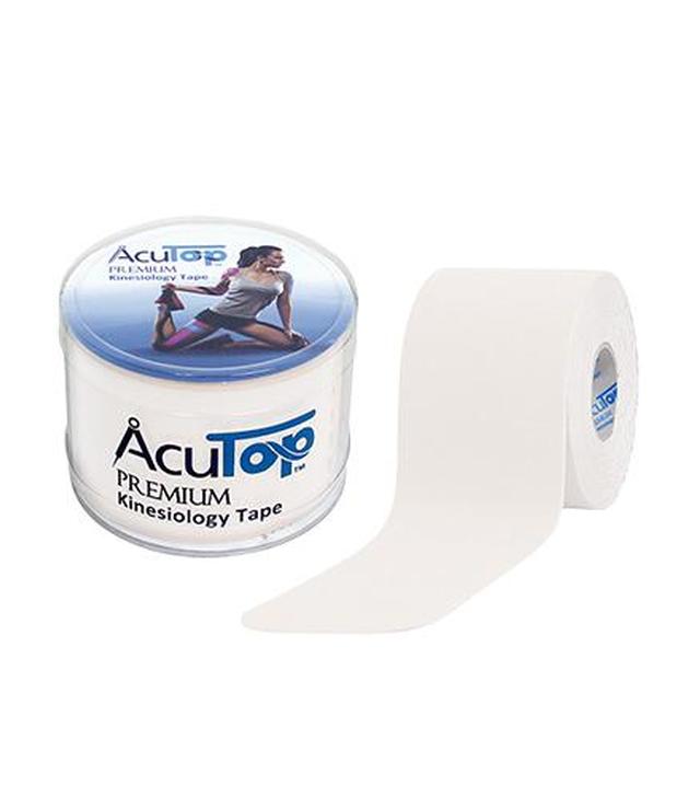 AcuTop Premium Kinesiology Tape 5 cm x 5 m biały, 1 sztuka, cena, opinie, stosowanie