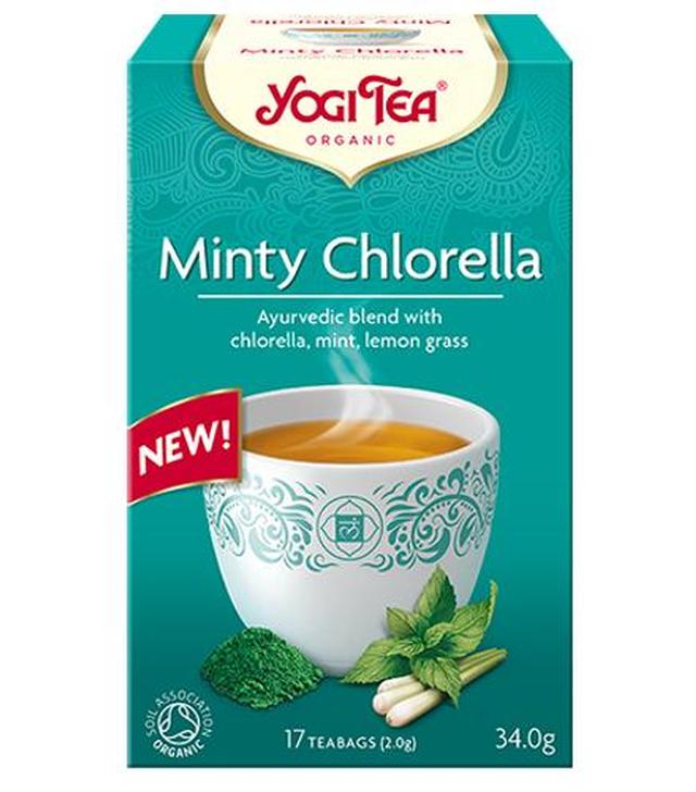 Yogi Tea Organic MINTY CHLORELLA Miętowa chlorella BIO - 17 sasz. - cena, opinie, stosowanie