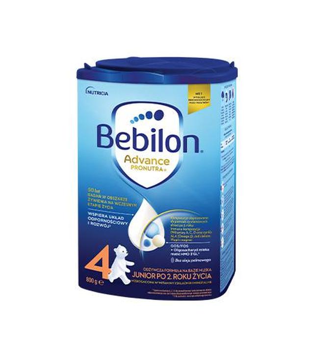 Bebilon 4 Advance Pronutra Junior, odżywcza formuła na bazie mleka po 2. roku życia, 800 g - ważny do 2025-07-05