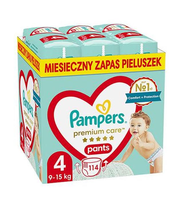 Pampers Premium Care Pants Pieluchomajtki rozmiar 4 9-15 kg, 114 sztuk
