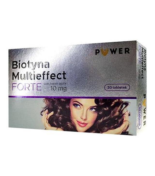 Puwer Biotyna Multieffect Forte 10 mg, 30 tabl.,cena, opinie, dawkowanie