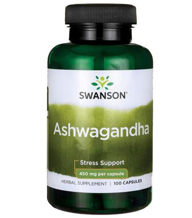SWANSON Ashwagandha 450 mg, 100 kapsułek
