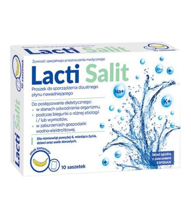 Lacti Salit proszek do sporządzenia doustnego płynu nawadniającego - 10 sasz. - cena, opinie, wskazania