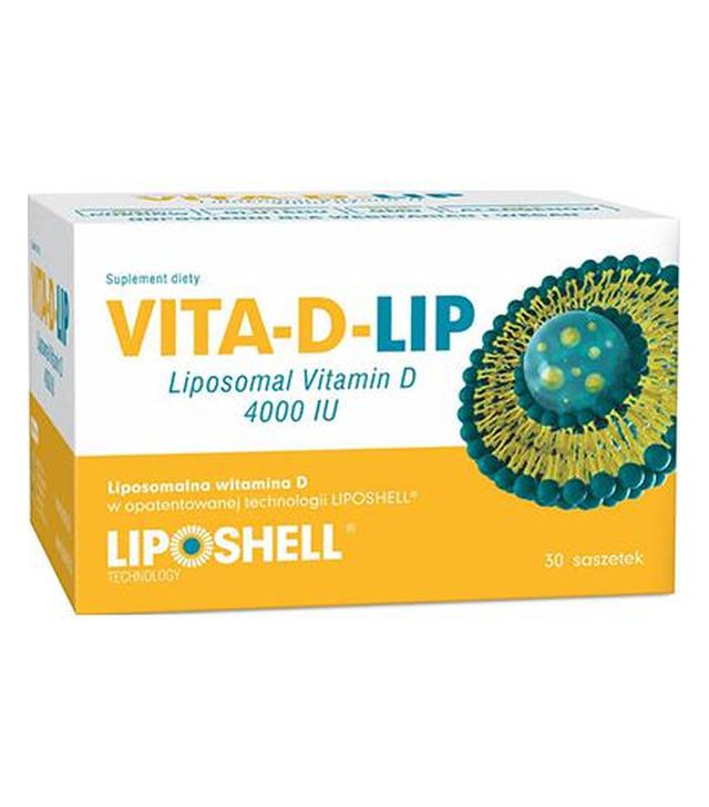 Vita-D-Lip Liposomalna witamina D 4000 IU 75+, 30 saszetek