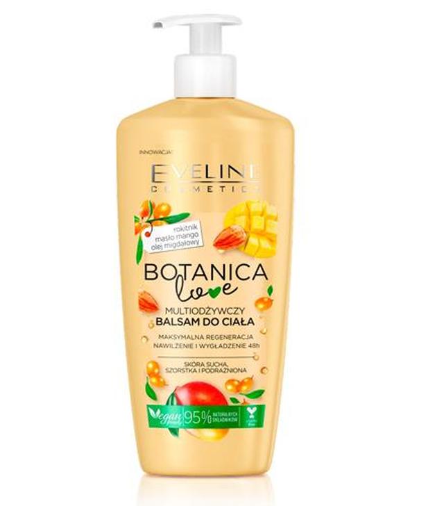 Eveline Botanica Love Multiodżywczy balsam do ciała - 350 ml Do skóry suchej, szorstkiej i podrażnionej - cena, opinie, stosowanie