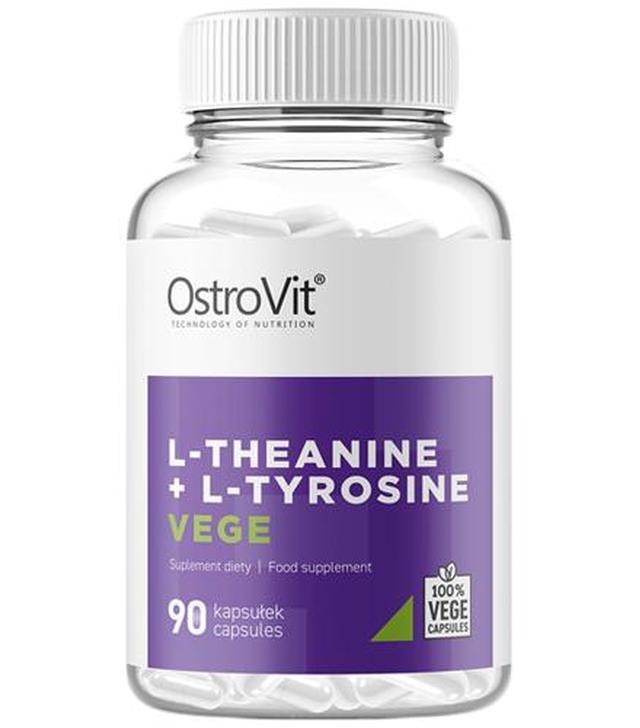 OstroVit L-Theanine + L-Tyrosine Vege, 90 kaps., cena, opinie, dawkowanie