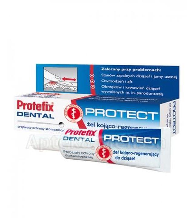 PROTEFIX DENTAL PROTECT Żel kojąco-regenerujący do dziąseł - 10 ml - cena, opinie, właściwości