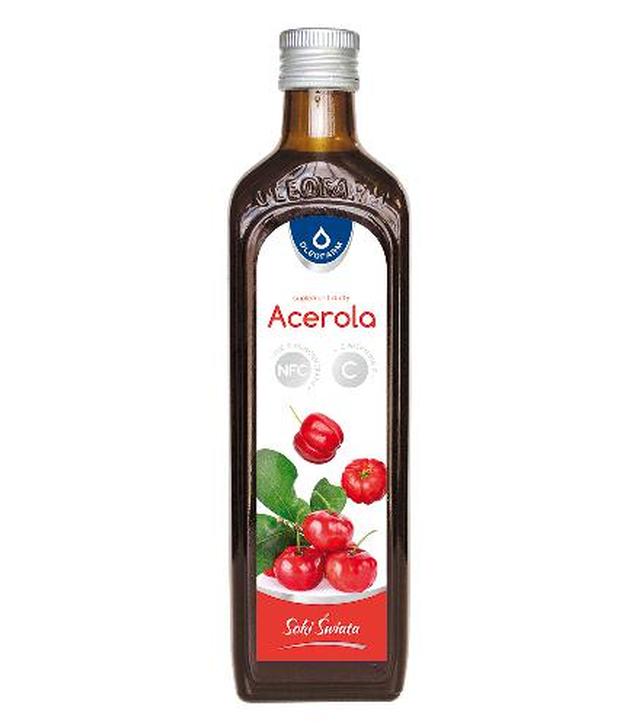 Oleofarm Sok Acerola z witaminą C, 490 ml, cena, wskazania, opinie - ważny do 2025-09-30