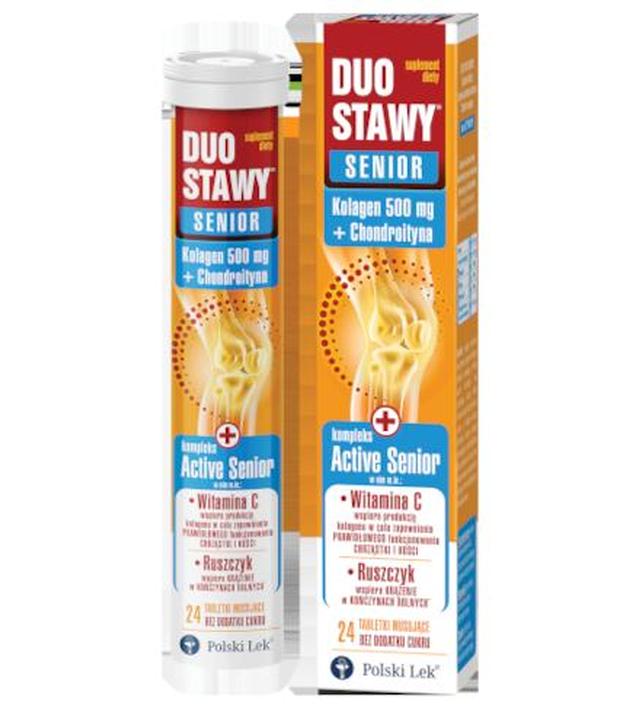 Duo Stawy Senior, tabletki musujące, 24 sztuki