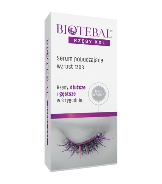 BIOTEBAL RZĘSY XXL Serum - 3 ml - zagęszcza i wydłuża rzęsy - cena, opinie, stosowanie