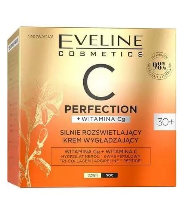 Eveline C perfection silnie rozświetlający krem wygładzający 30+, 50 ml