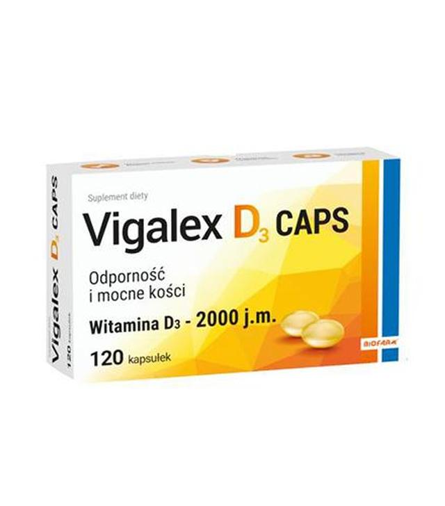 Vigalex D3 Caps 2000 j.m., 120 kapsułek