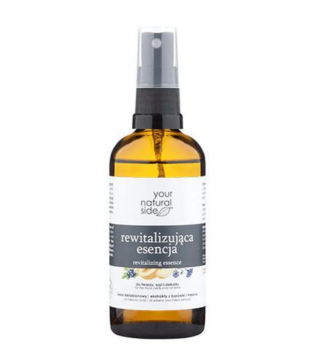 Your Natural Side Rewitalizująca Esencja do twarzy szyi i dekoltu, 90 ml, cena, wskazania, opinie - ważny do 2025-08-01