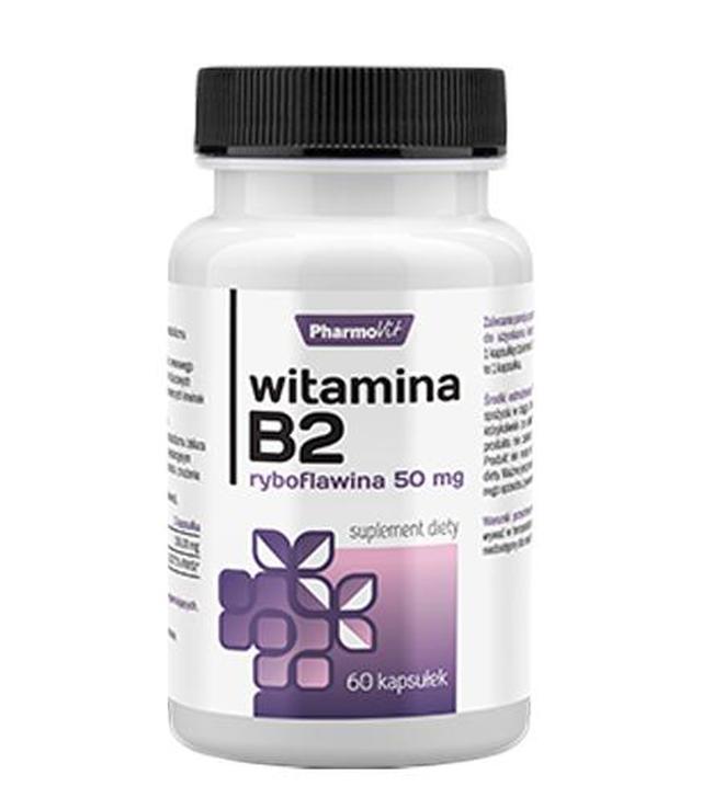 Pharmovit Witamina B2 ryboflawina 50 mg, 60 kaps., cena, opinie, dawkowanie