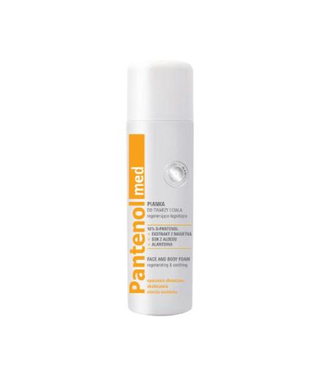 Ideepharm Pantenol Med pianka regenerująco-łagodząca do twarzy i ciała,150 ml