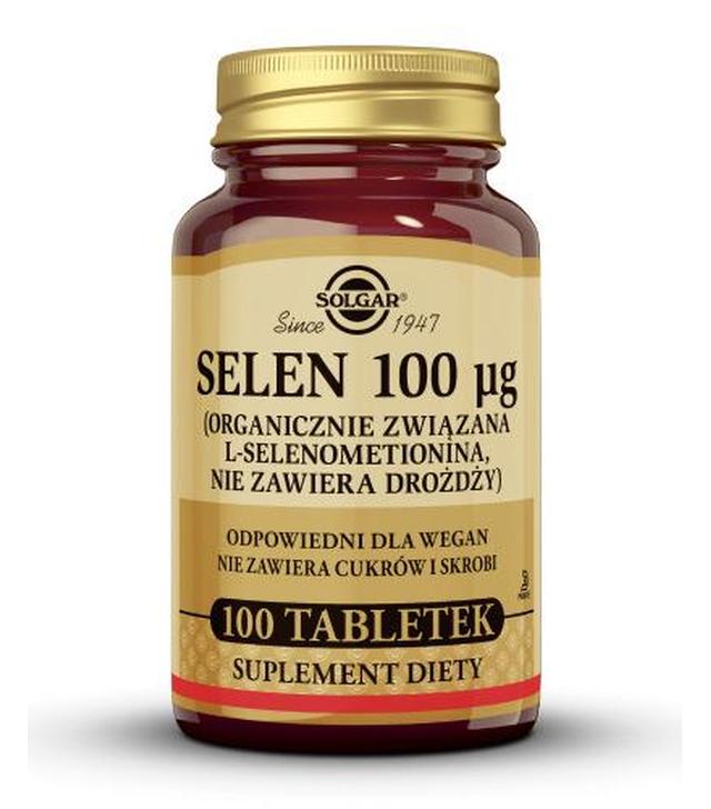 Solgar Selen 100 mcg - 100 tabletek