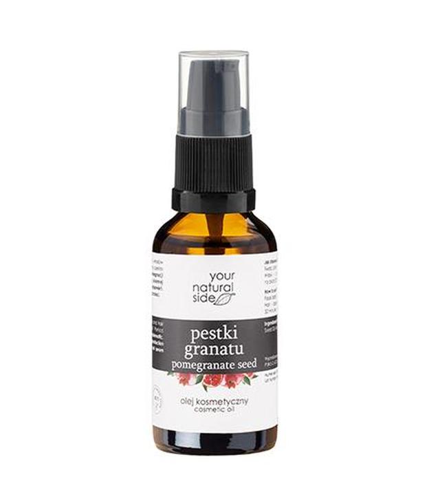Your Natural Side Pestki granatu 100% naturalny olej do twarzy, ciała i włosów, 30 ml