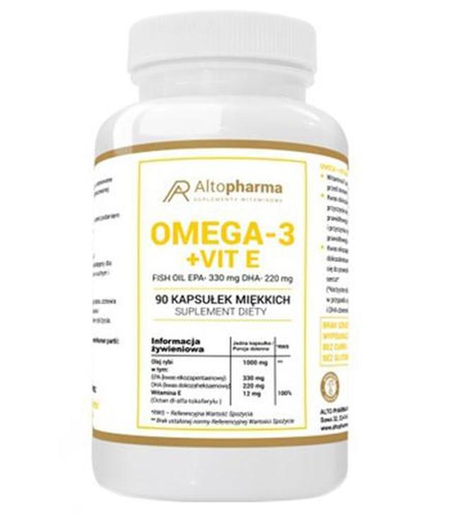 Altopharma Omega - 3 + vit E - 90 kapsułek