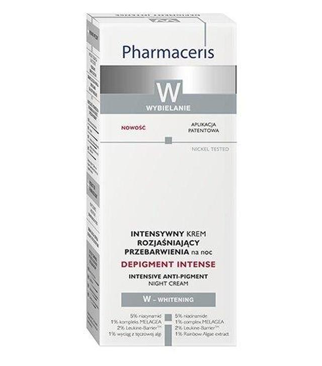 Pharmaceris W Depigment Intense Krem intensywny rozjaśniający przebarwienia na noc, 50 ml
