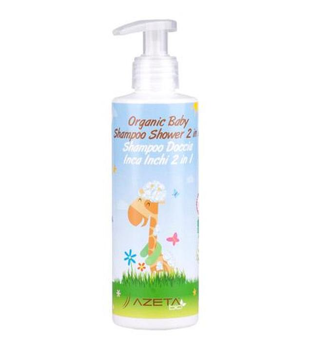 AZETA BIO Organiczny płyn 2w1 do mycia ciała i włosów dla dzieci, 200 ml