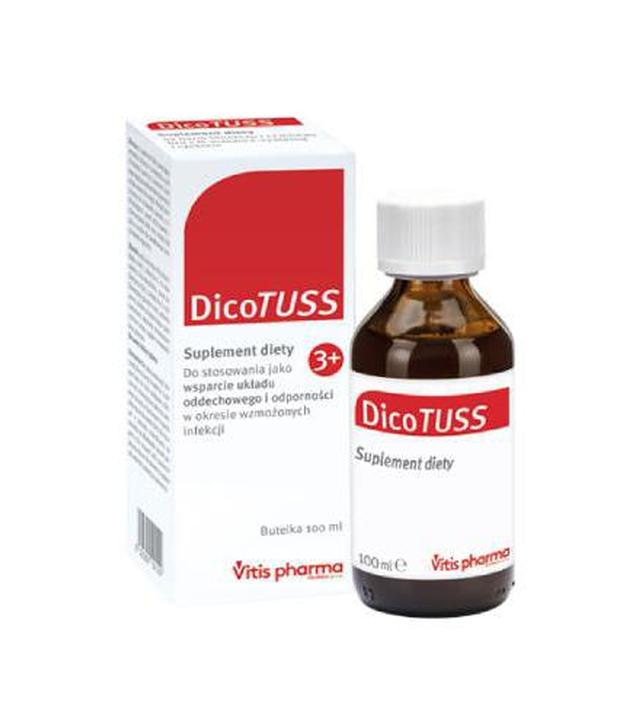 Dicotuss 3+ płyn, 100 ml cena, opinie, wskazania
