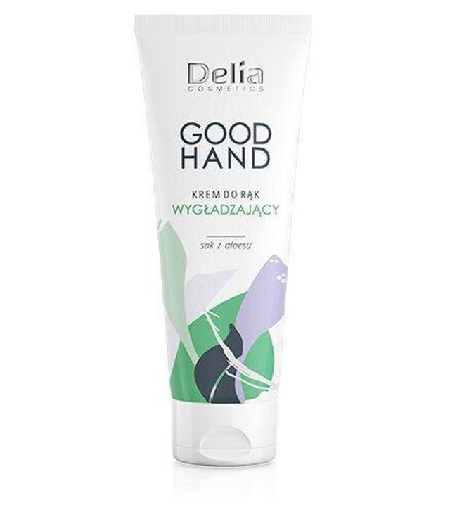 Delia GOOD HAND Krem do rąk wygładzający z sokiem z aloesu, 75 ml
