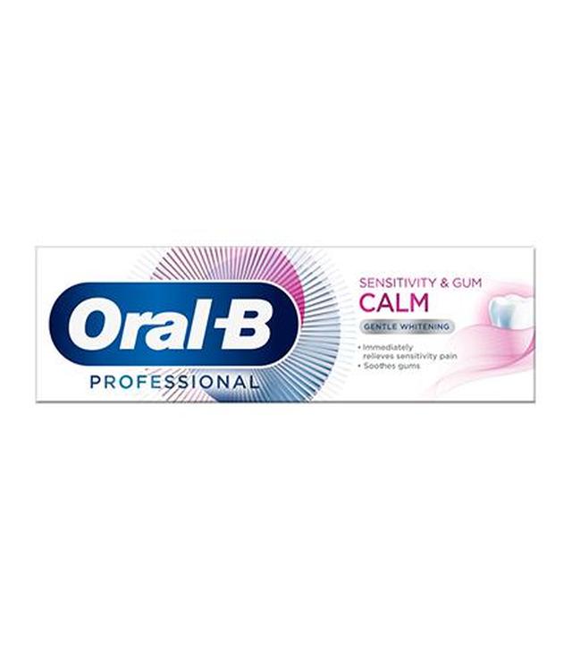 Oral-B Professional Sensitivity & Gum Calm Gentle Whitening Specjalistyczna pasta do zębów ukojenie i nadwrażliwość dziąseł, 75 ml