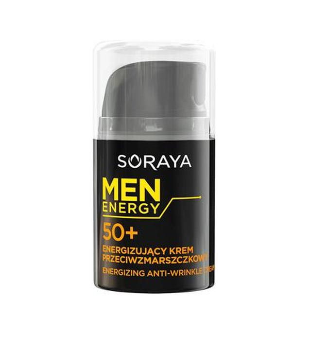 Soraya Men Energy 50+ Energizujący krem przeciwzmarszczkowy - 50 ml - cena, opinie, właściwości