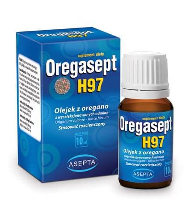 Oregasept H97 Olejek z oregano, 10 ml, cena, opinie, właściwości