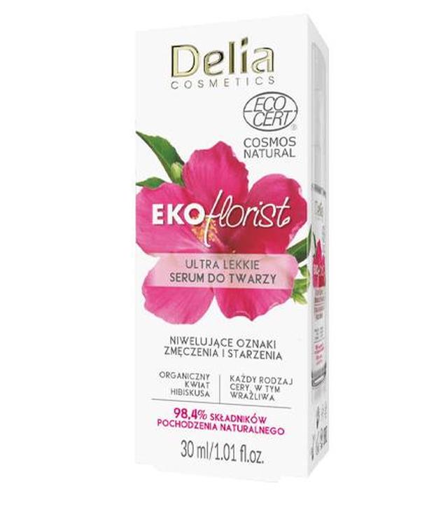 Delia Ekoflorist Ultra lekkie serum do twarzy - 30 ml - cena, opinie, wskazania