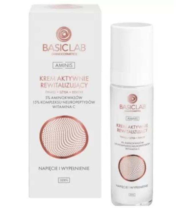 BasicLab Aminis, Krem aktywnie rewitalizujący na dzień, 50 ml