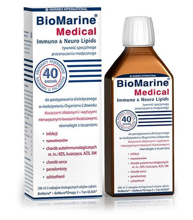 BioMarine Medical Immuno & Neuro Lipids - 200 ml - cena, opinie, stosowanie