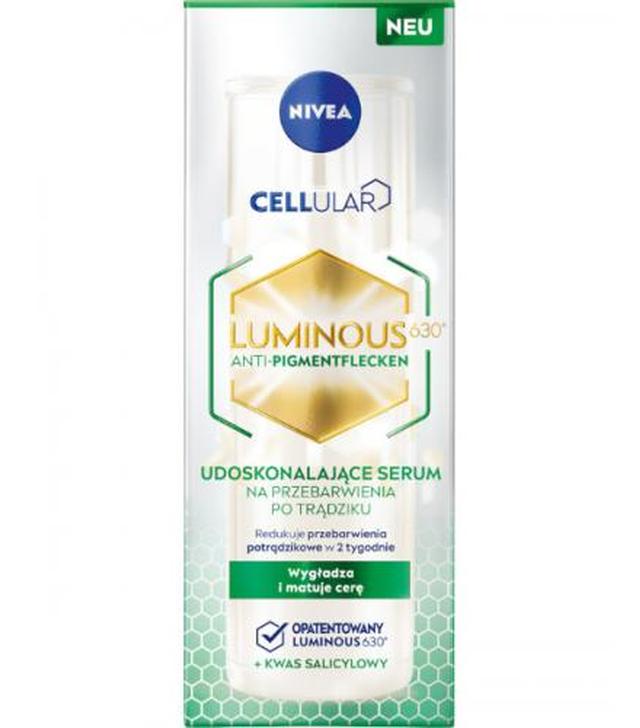 NIVEA Cellular Luminous 630® Udoskonalające serum na przebarwienia po trądziku, 30 ml