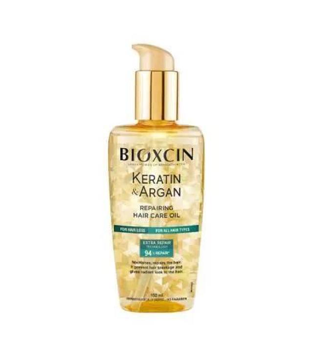 Bioxcin Keratin & Argan, Regenerujący olejek do włosów, 150 ml