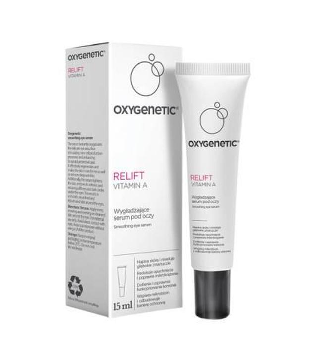 Oxygenetic Relift vitamin A, wygładzające serum pod oczy, 15 ml