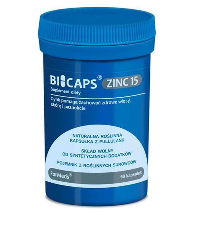 BICAPS ZINC 15 - 60 kaps.