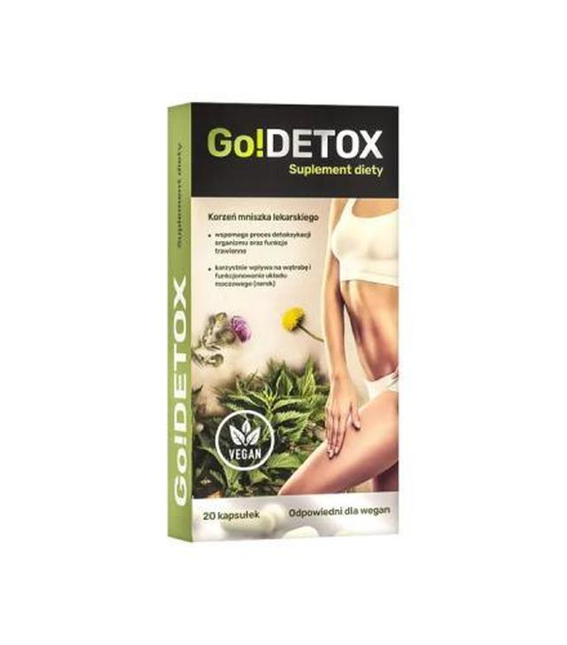 Noble Health Go!Detox, 20 kapsułek - ważny do 2025-10-31