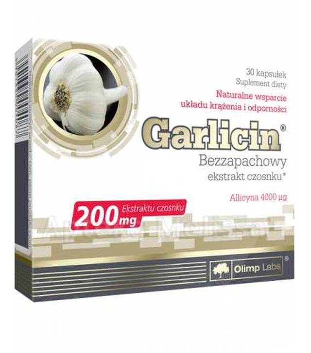 OLIMP GARLICIN Bezzapachowy ekstrakt z czosnku - 30 kaps. - ważny do 2025-07-13