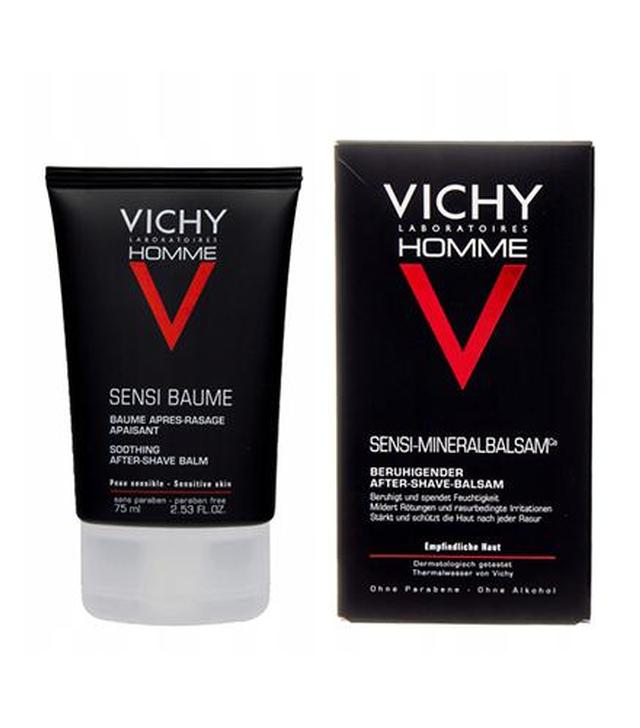 VICHY HOMME SENSI-BAUME Balsam po goleniu - 75 ml - cena, opinie, właściwości