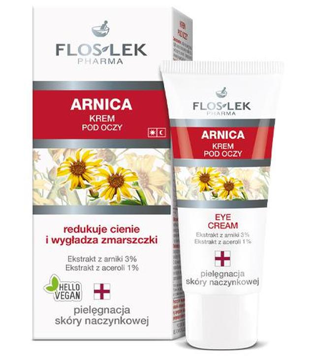 FLOS-LEK ARNICA Krem pod oczy - 30 ml - 1022298 - uszkodzone kartonowe opakowanie