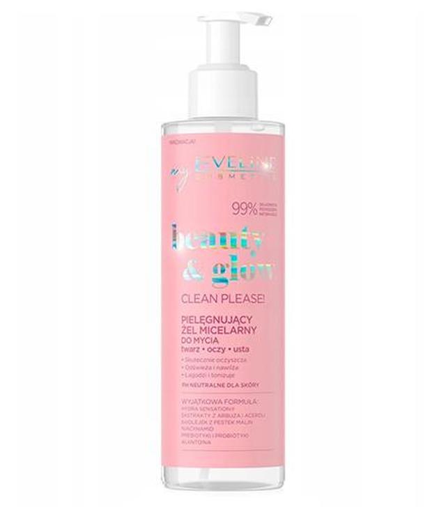 Eveline Cosmetics Beauty & Glow Pielęgnujący Żel micelarny do mycia, 200 ml